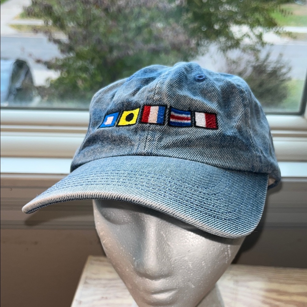 Port Authority Blue Denim Cap Trucker